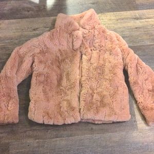 Fashion Nova pink fur coat